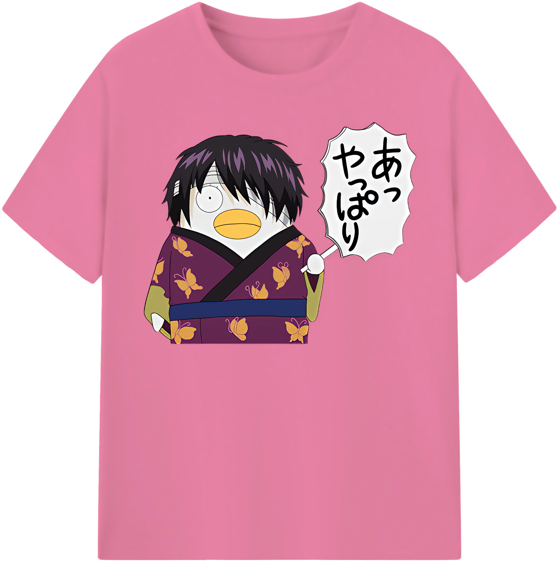 （画像用） ぎんたま 坂田銀時（さかたぎんとき） 神楽 志村新八（しむら しんぱち） GINTAMA Sakata Gintoki Kagura Shimura Shinpachi 綿100％半袖Tシャツ（フロントプリント）